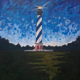 landscape, lighthouse