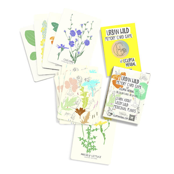 Urban Wild Weedy Medicine Memory Card Game