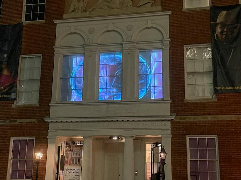 Projections at the Peale Photo