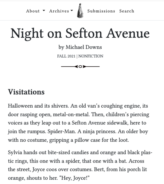 Night on Sefton Avenue