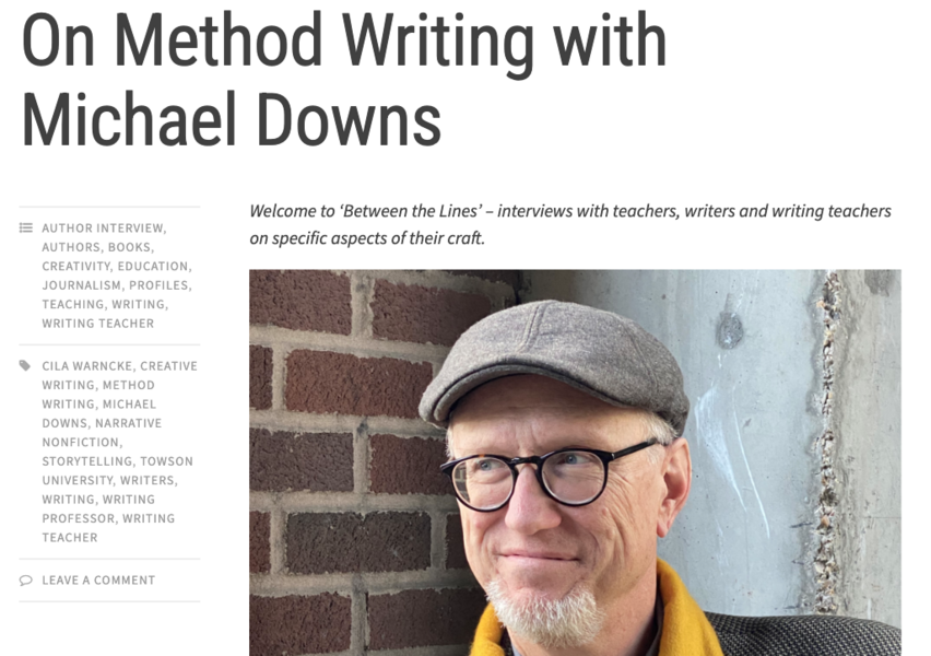 On Method Writing: an interview conducted by Cila Warncke