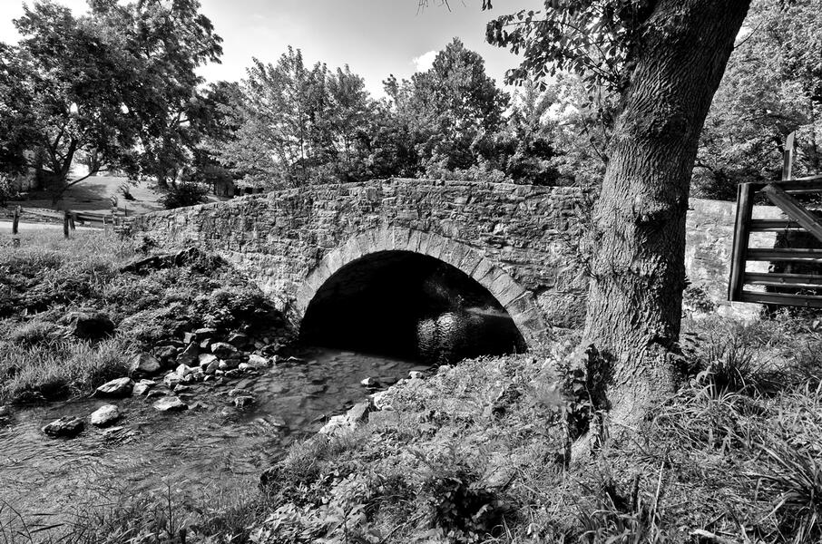 Claggett's Mill Race Bridge - 1841