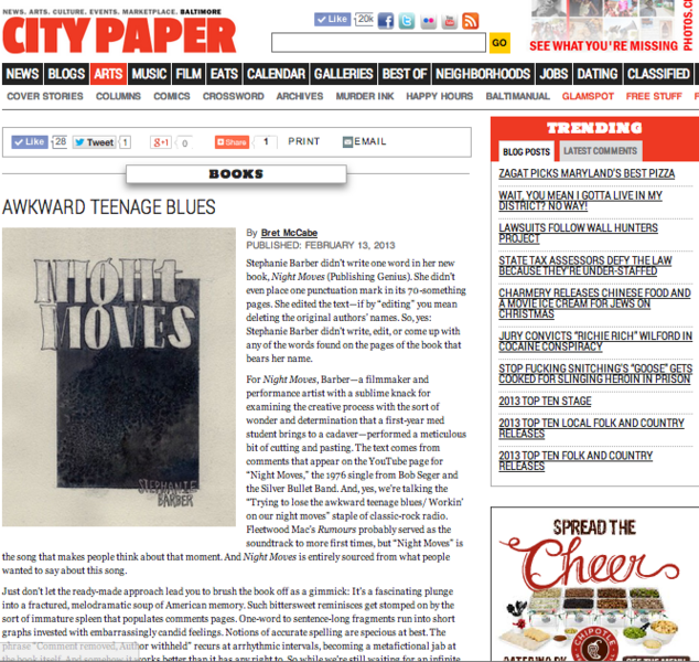 Night Moves reviewed at City Paper