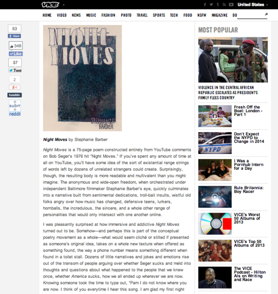 Night Moves review from Vice Magazine