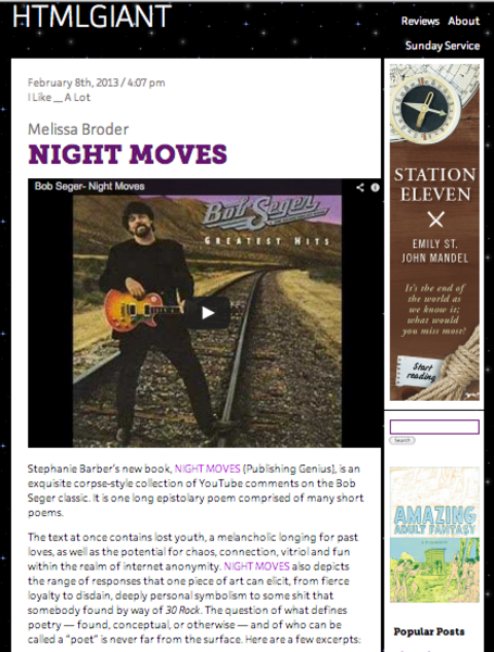 Night Moves reviewed at HTMLGiant