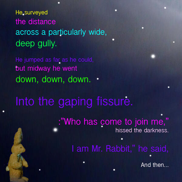 Mr. Rabbit Going Down