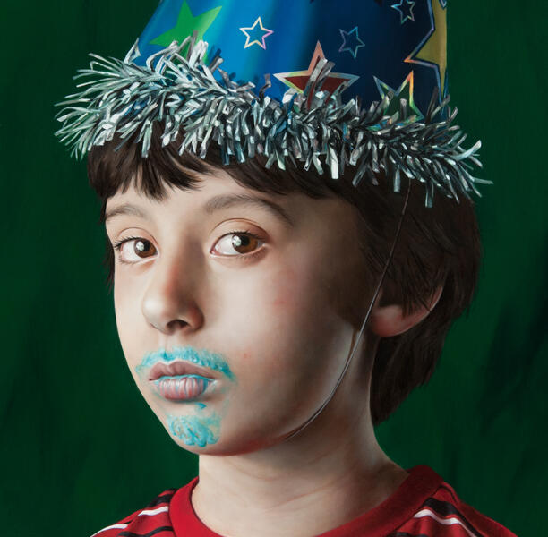 Youth in a Party Hat - detail 1