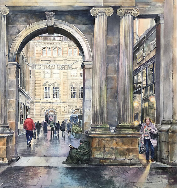 Not Everyone Is Shopping In Glasgow