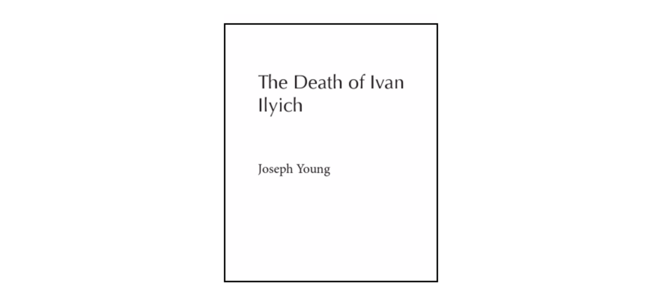 The Death of Ivan Illyich