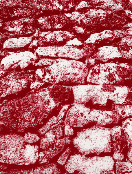 Walls of the Yucatán, Carmine Red, 2019