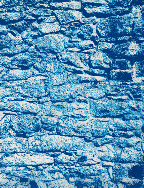 Walls of the Yucatán, Turquoise Blue, 2019