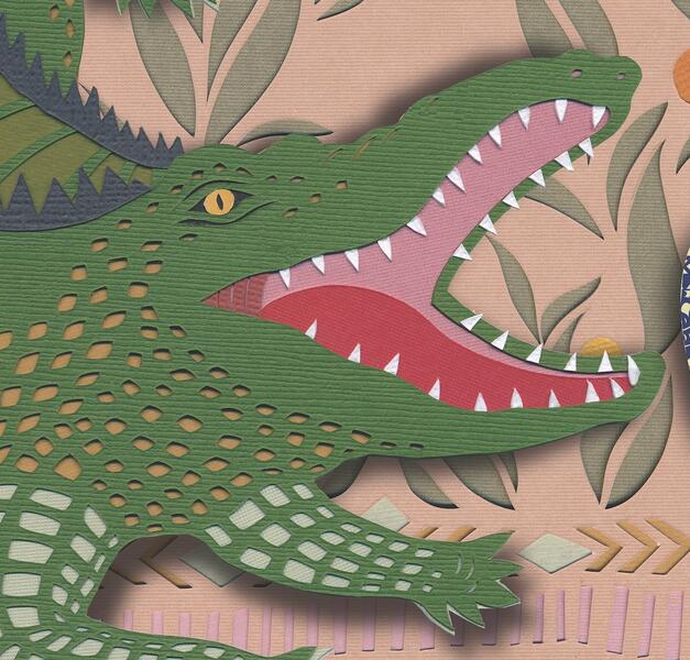 Alligator detail