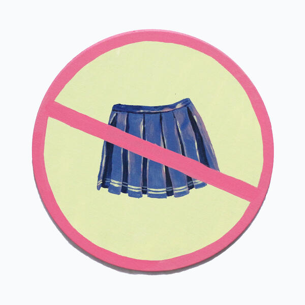 Don't wear short skirts